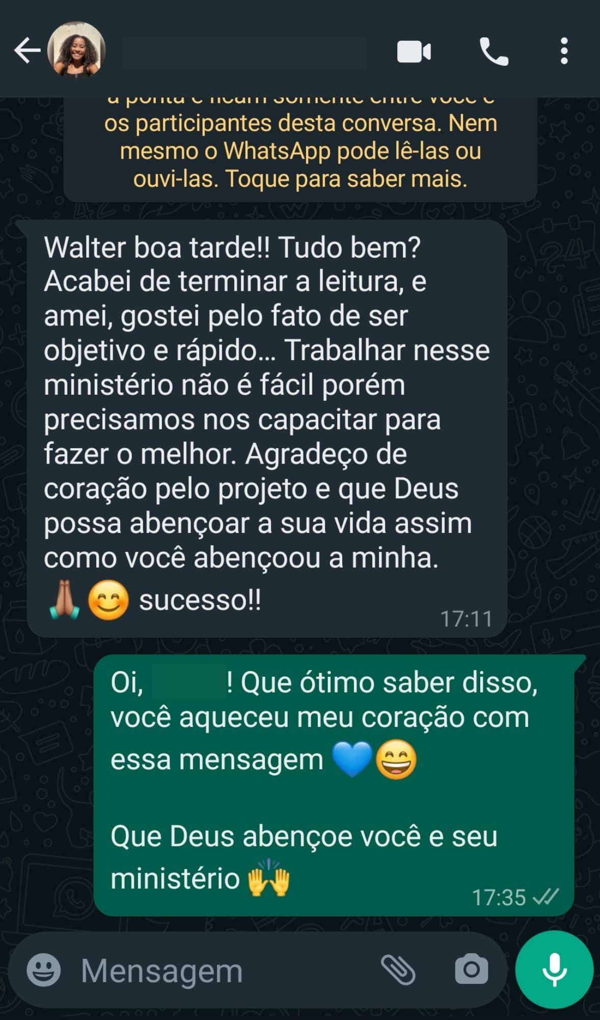 Depoimento 6 - A Igreja Verdadeira